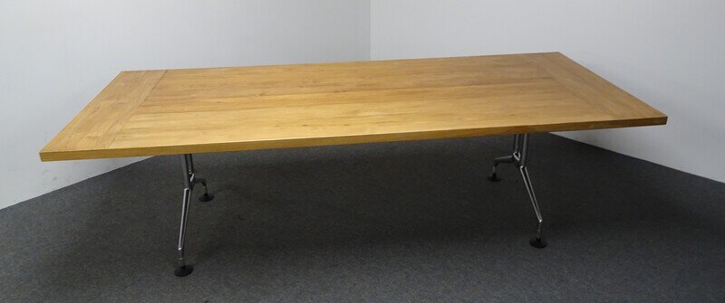 2500w mm Large Oak Meeting Table