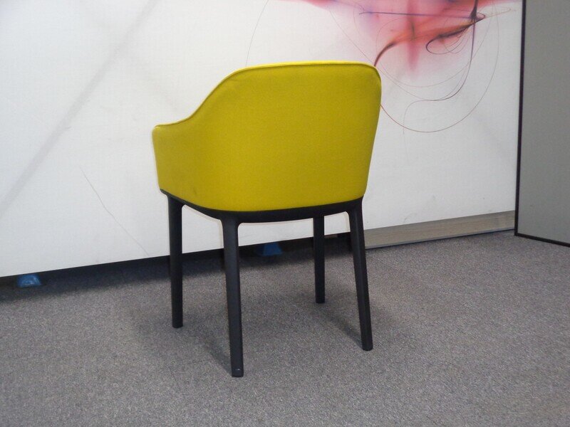 Vitra Softshell Chair in Canary Yellow