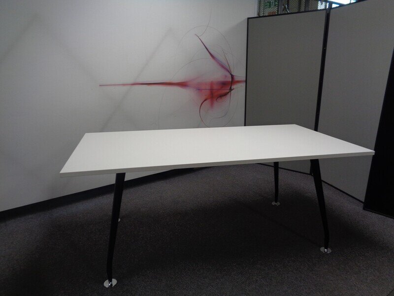 1800 x 930mm Herman Miller White Meeting Table