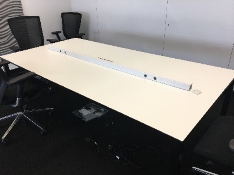 2000x1000mm Techo white meeting table