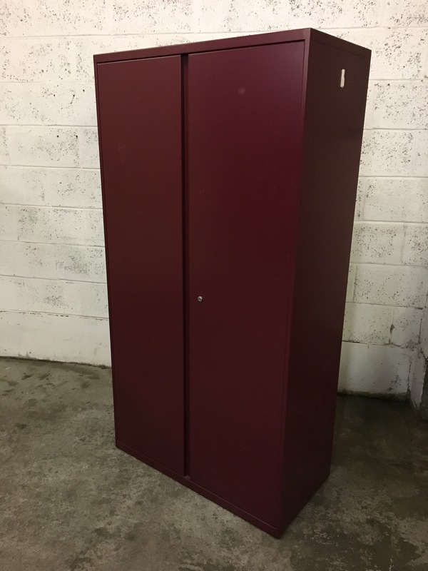 Metal double door storage units