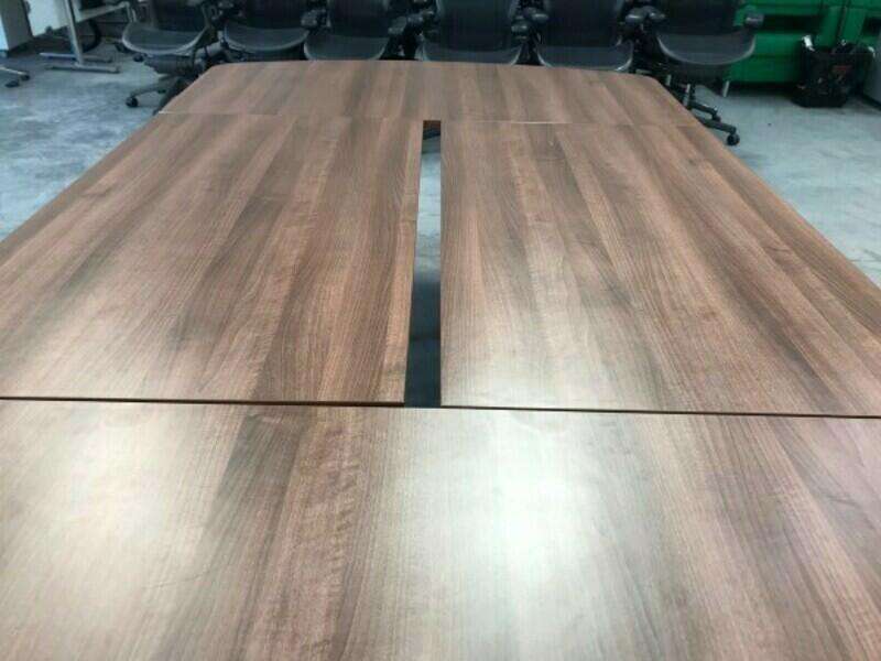 3000x1600 modular walnut tilt top tables