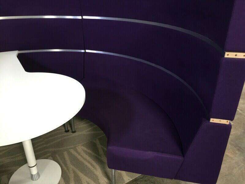 Connection Hive acoustic purple pod with legs
