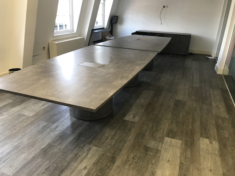5000x14001200mm granite effect boardroom table