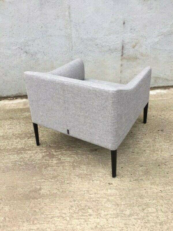 Andreu World Couvé grey armchairs