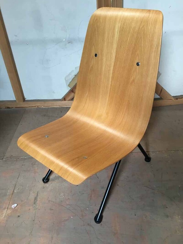 Jean Prouve for Vitra style Antony plywood chairs