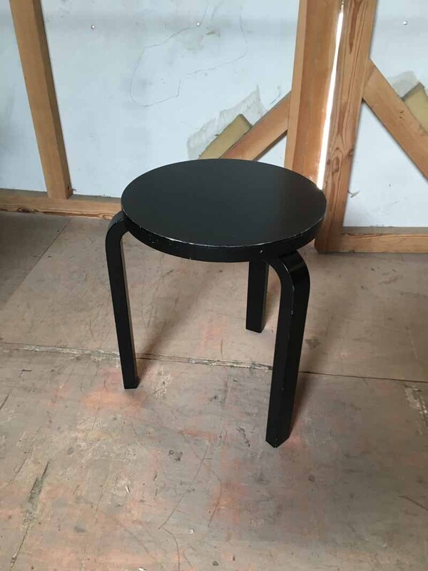Recycled Business Furniture | artek&black;ash&stool;60