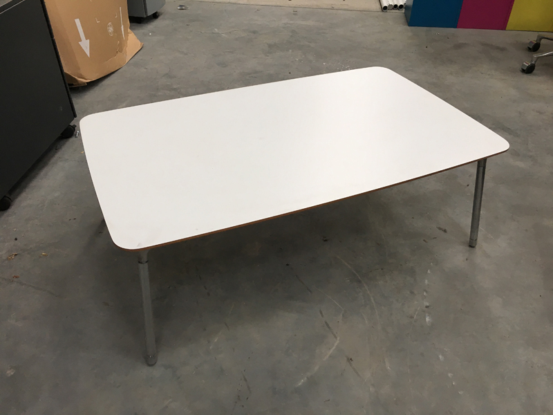 Orangebox white 1100x550mm coffee table