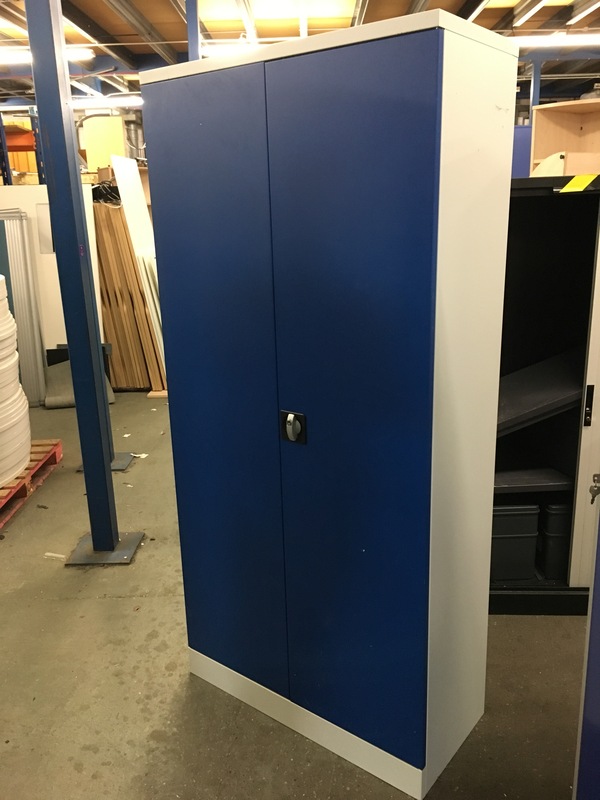 1950mm high bluegrey metal cupboard