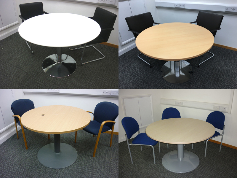 Selection of circular tables and bases from