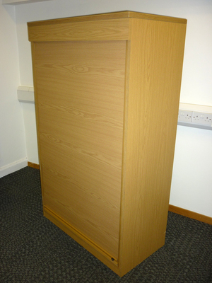 Paragon 1590mm high tambour cupboards