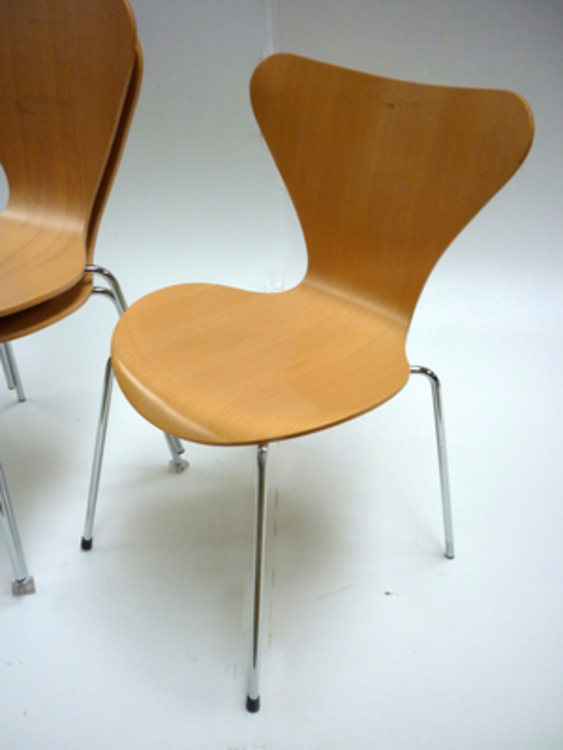 Beech shell cafe chairs