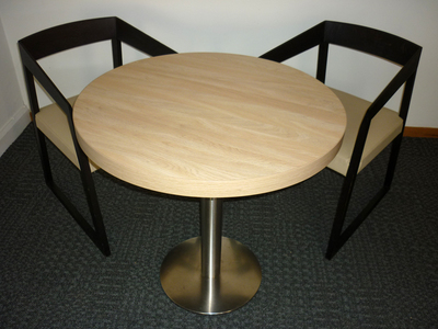 800mm diameter circular cafeacute table