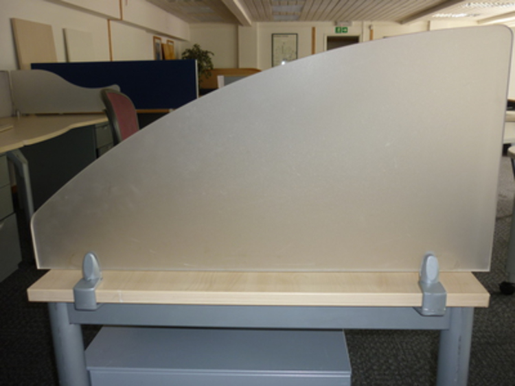 desk mounted side wave screens