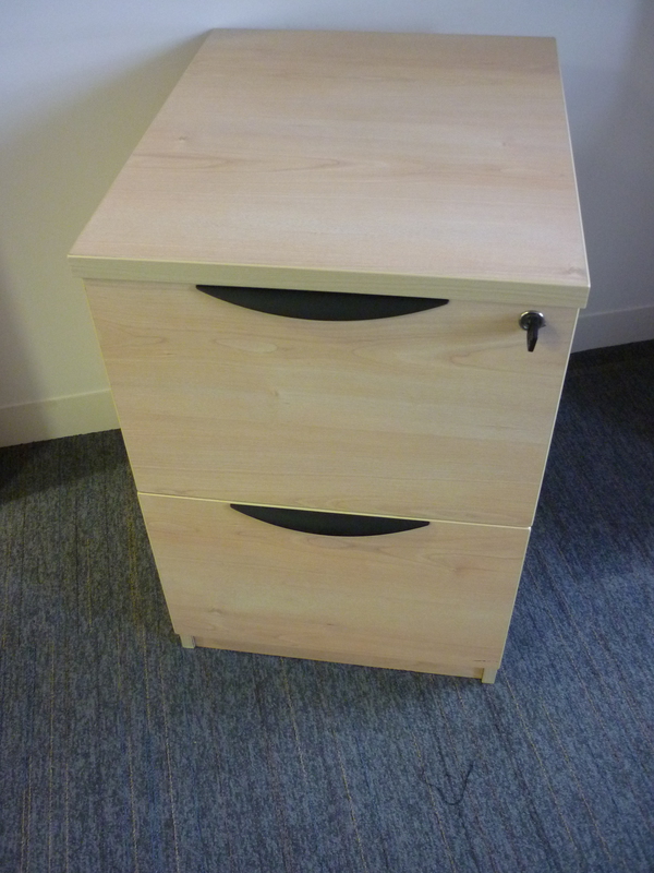 Senator maple 2 drawer filing cabinet