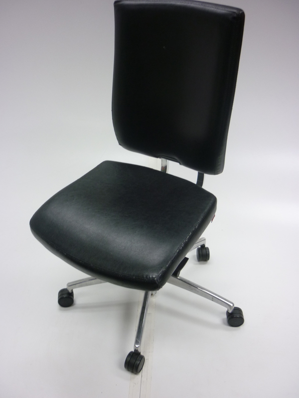 Brown leather Boss Sona task chair