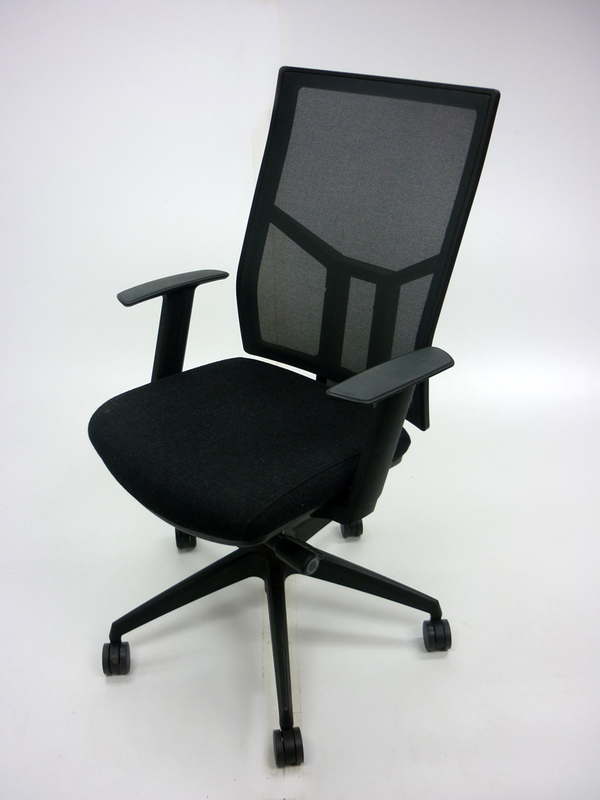 OCEE Design Airo charcoalblack mesh task chair