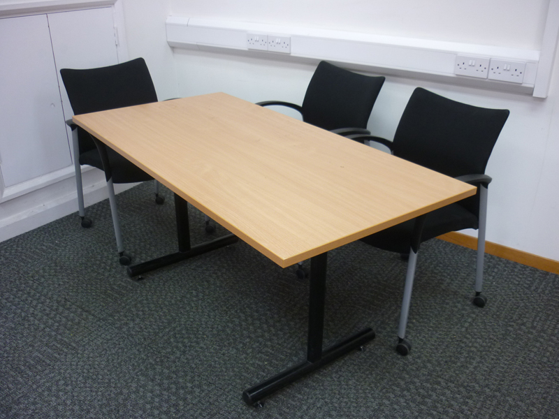 1500x750mm beech conference table