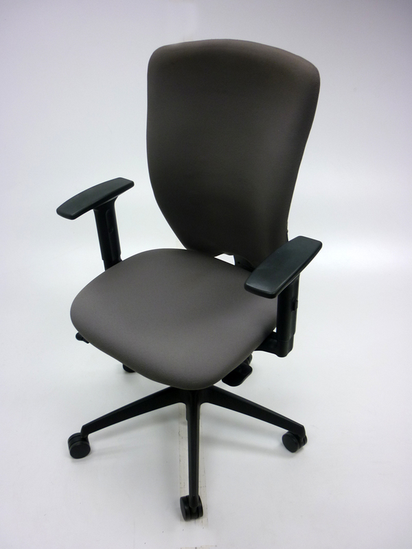 Light grey Komac Move task chairs