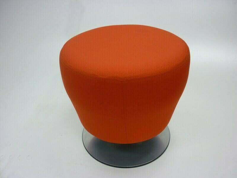 Orangebox Point red soft stool