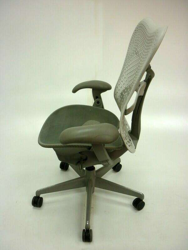 Herman Miller Mirra white/grey task chair