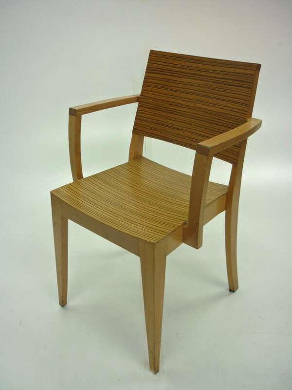 Bamboo 4 leg cafe chairs