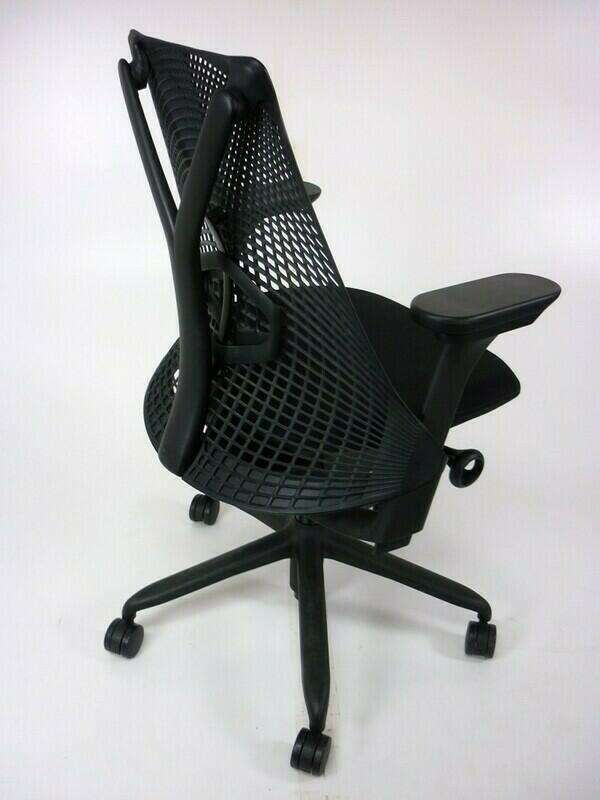 Herman Miller black Sayl chair