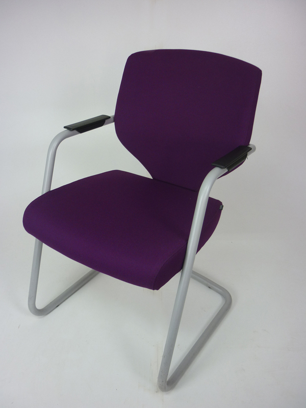 Pledge Quintessential purple meeting chairs
