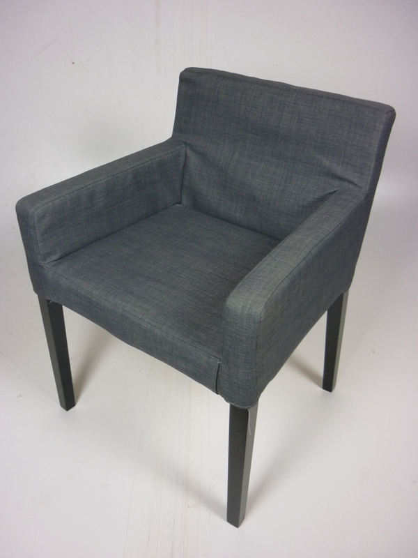 Grey Ikea armchairs