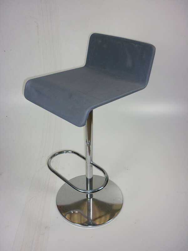 Grey mesh stool