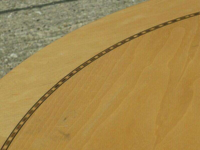 1000mm diameter Tula maple veneer table