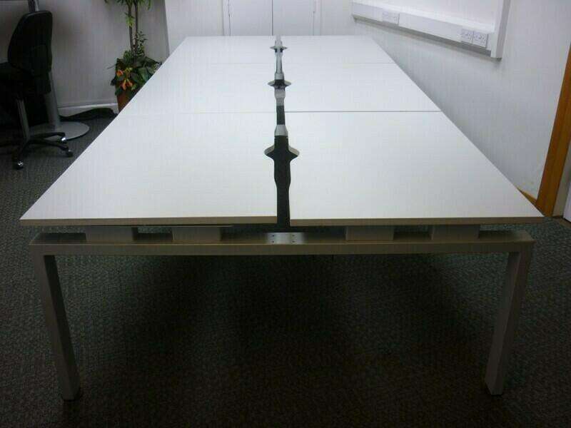 Senator Freeway 1200x800mm grey bench desks