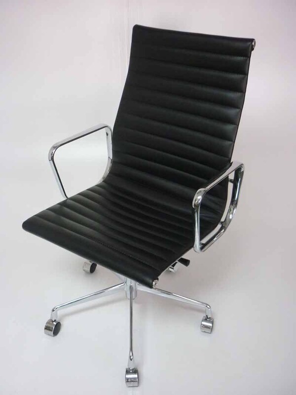 Eames replica Aluminum executive leather chair
