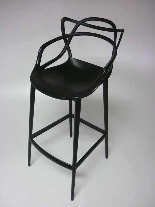 Philippe Starck for Kartell black Masters stool