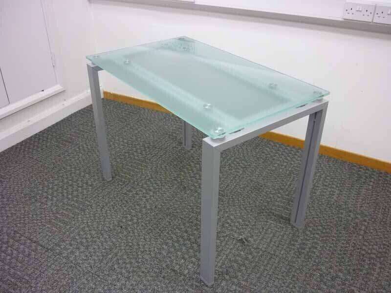 Frosted glass desks