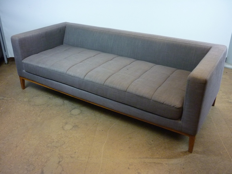 Dwell quilted 3 seater sofa