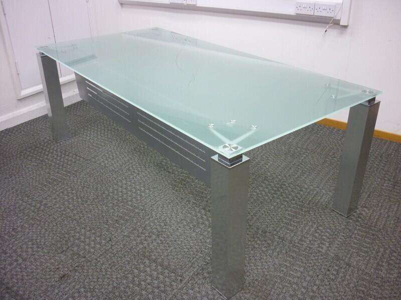 2000x1000mm glass executive desk