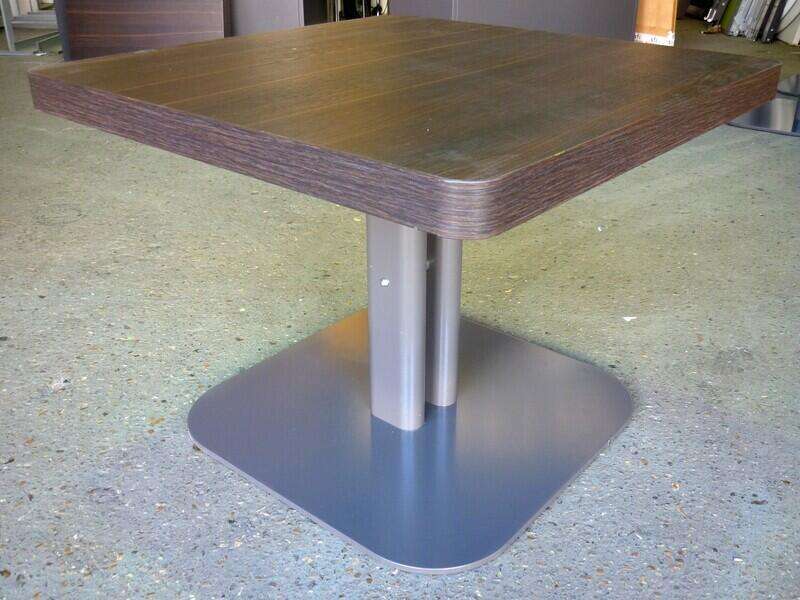 600mm square wenge coffee tables