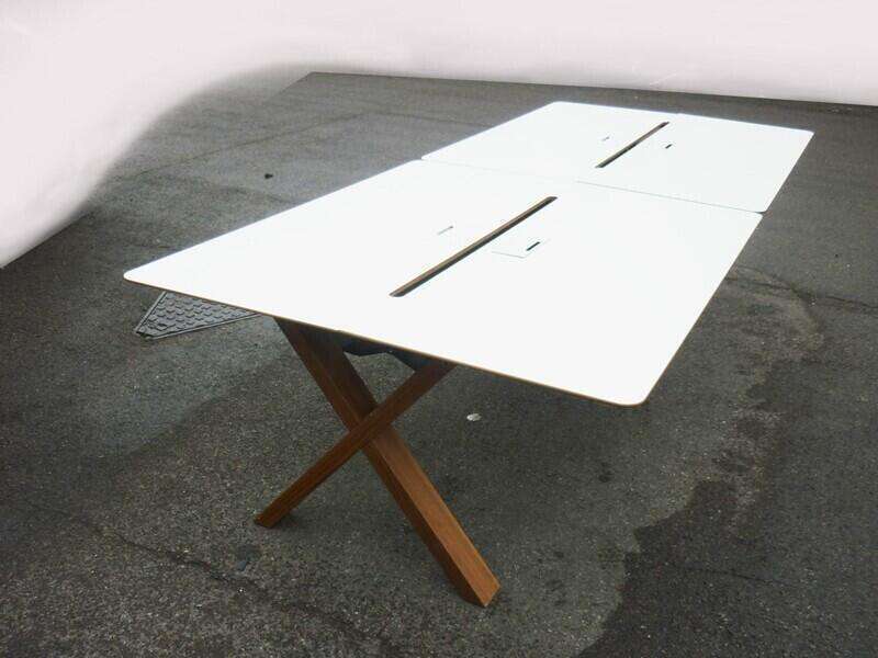 Koleksiyon Partita white bench desking, per user