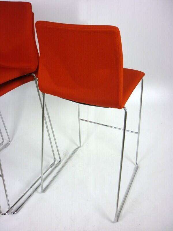 Red FourStool by Four Design