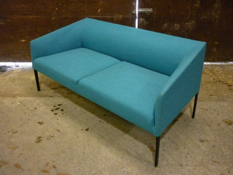 Turquoise Arper Saari sofa