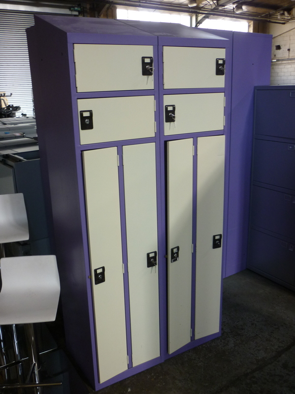 Purplecream 4 door lockers
