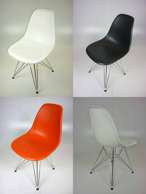 Vitra Eames plastic shell DSR chairs