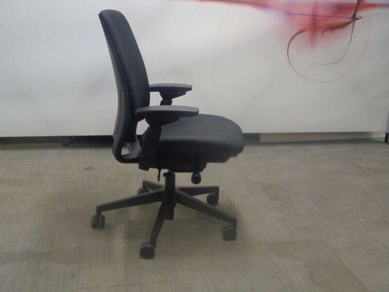 Black Steelcase Amia Operator Chair