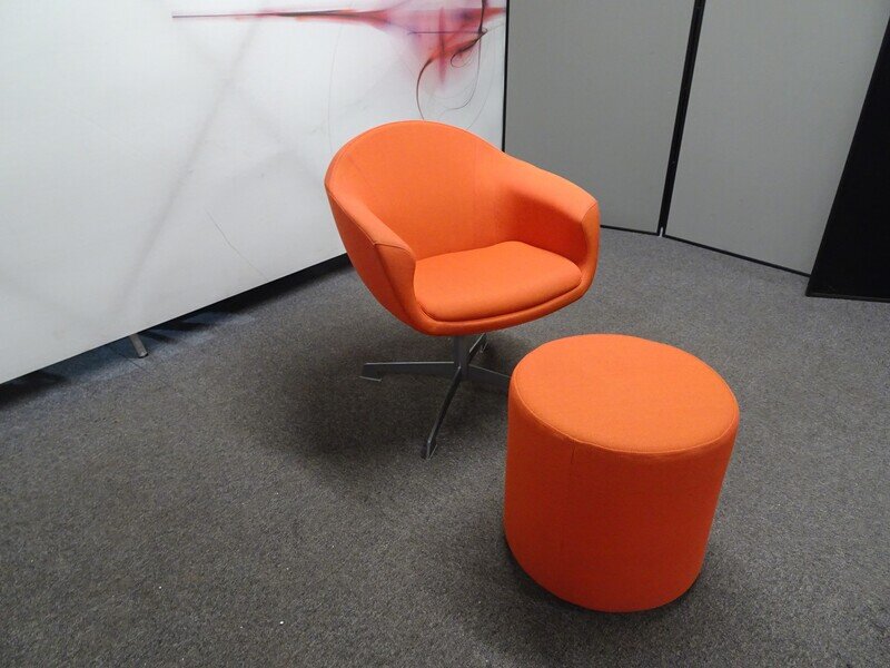 Connection Mortimer Armchair in Orange