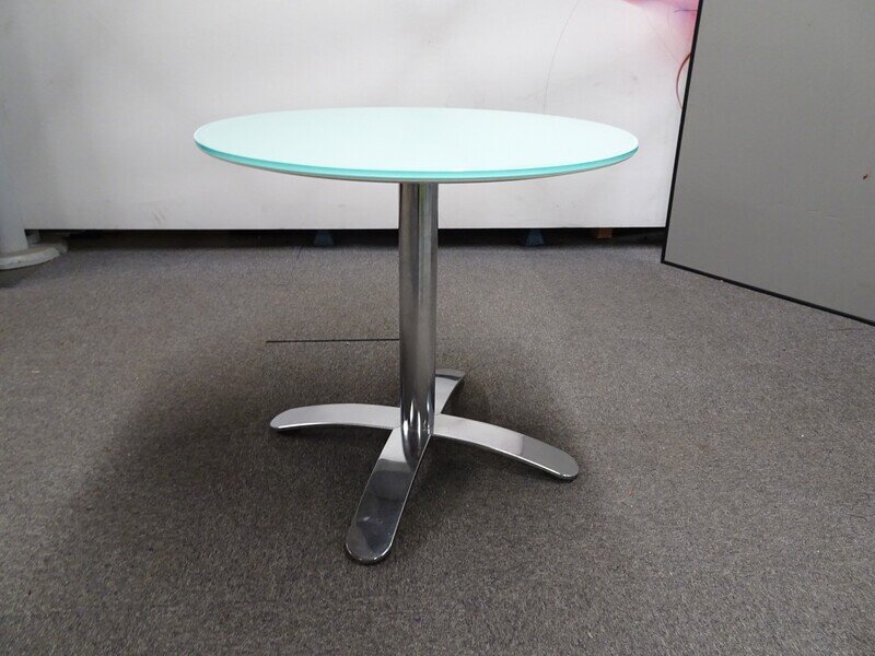 800dia mm Frosted Glass Circular Table