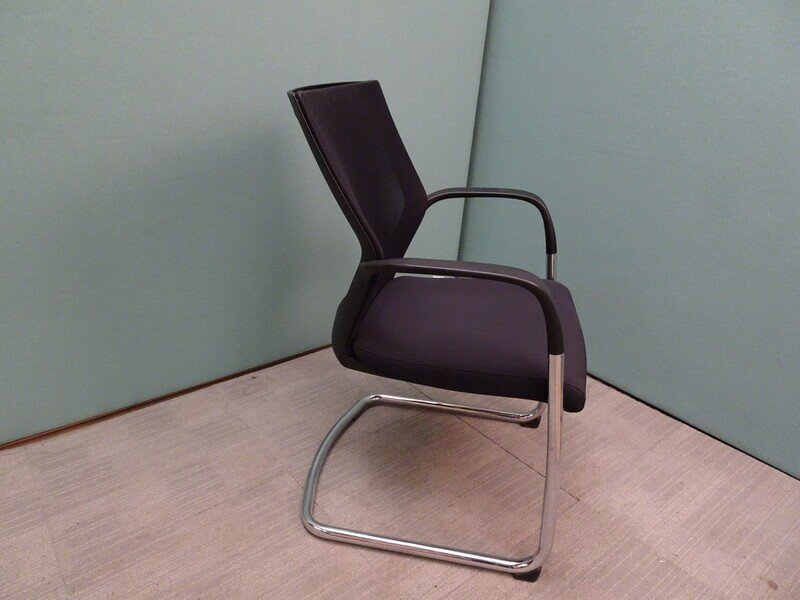 T50 Techo Sidiz Black Meeting Chair