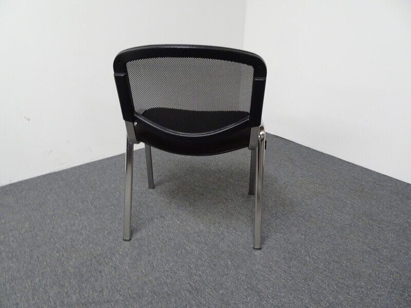ISO Meeting Chair Black Mesh Back
