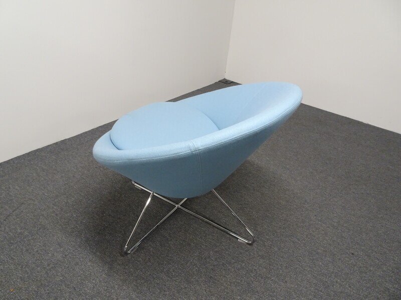Allermuir Conic Tub Chair in Pale Blue