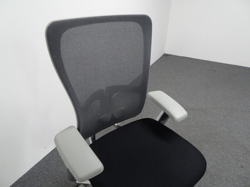 Haworth Zody Black and Grey Operator Chair
